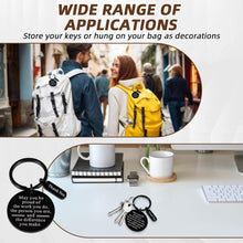36 Pcs Employee Appreciation Gifts Bulk Thank You Keychains for Coworkers Teams Volunteers Appreciation Keychain Organza Bags