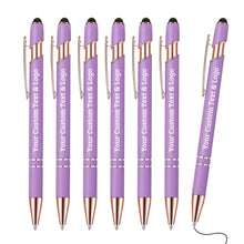 Bulk Custom Pens with Logo Design Your Own Pen Add Photo Text Name for Business Graduation Birthday Gifts Black Ink, 6 PCS Blank Black