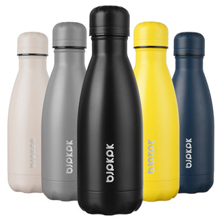 BJPKPK 17oz Insulated Water Bottles Stainless Steel Sports Water Bottles Keep Cold and Hot for Travel Dishwasher Safe,Olive Green
