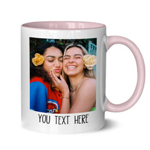 Custom Mug Upload Your Picture Personalized Coffee Mug with Photo Text Name Customized 11 Oz/15 Oz Tea Cup Unique Ideas Gifts for Men Women Mom Dad Couple Girlfriend Boyfriend Friend Family