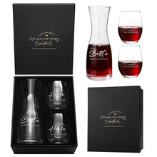 Wine Lovers Gifts for Women, Birthday Gifts for Mom Sister Friend Coworker Girlfriend Inspirational Gift Set, Wine Gift Box Set with Tumblers, Ice Cubes