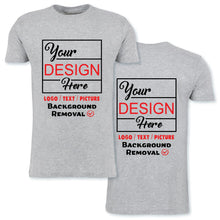 Personalized Image/Text for Your Company/Wedding/Greetings with Digital Printing | Unisex Adult | Custom T-Shirt