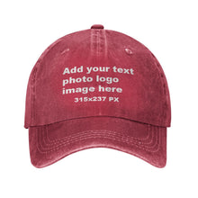 Custom Baseball Hats for Men & Women - Add Text/Photo/Logo - Adjustable Breathable Outdoor Hat, Sports & Casual- Bulk Supply