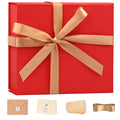 Red 8x7x3 Inch