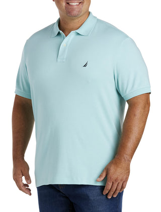 Nautica Men's Classic Fit Short Sleeve Dual Tipped Collar Polo Shirt