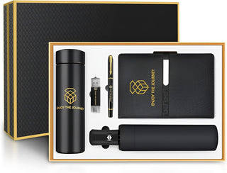 The Prestige Box Enjoy the Journey Premium Gift Box for Corporate Office Business Birthdays Anniversary Special Events Employee Appreciation Gifts Bulk Thank You Gifts for Men Women Dad Mom Uncle Work Gifts