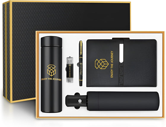 The Prestige Box Enjoy the Journey Premium Gift Box for Corporate Office Business Birthdays Anniversary Special Events Employee Appreciation Gifts Bulk Thank You Gifts for Men Women Dad Mom Uncle Work Gifts