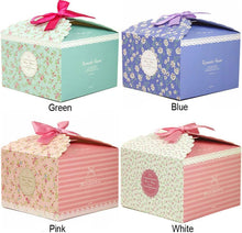 Chilly Gift Boxes, Set of 12 Decorative Treats Boxes, Cake, Cookies, Goodies, Candy and Handmade Bath Bombs Shower Soaps Gift Boxes for Christmas, Birthdays, Holidays, Weddings (Flower Patterned)