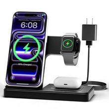 Wireless Charger iPhone Charging Station: 3 in 1 Charger Stand Multiple Devices for Apple - iPhone 17 16e 16 15 14 Pro Max 13 12 11 - Watch 11 10 9 8 7 6 5 4 3 2 SE and Ultra Series - Airpods 4 3 Pro