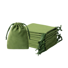 QIANF 12pcs Navy Velvet Drawstring Bags 3x4 inches Small Velvet Cloth Gift Bags Jewelry Pouches for Storage Wedding Party Favor Christmas