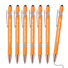 Bulk Custom Pens with Logo Design Your Own Pen Add Photo Text Name for Business Graduation Birthday Gifts Black Ink, 6 PCS Blank Black