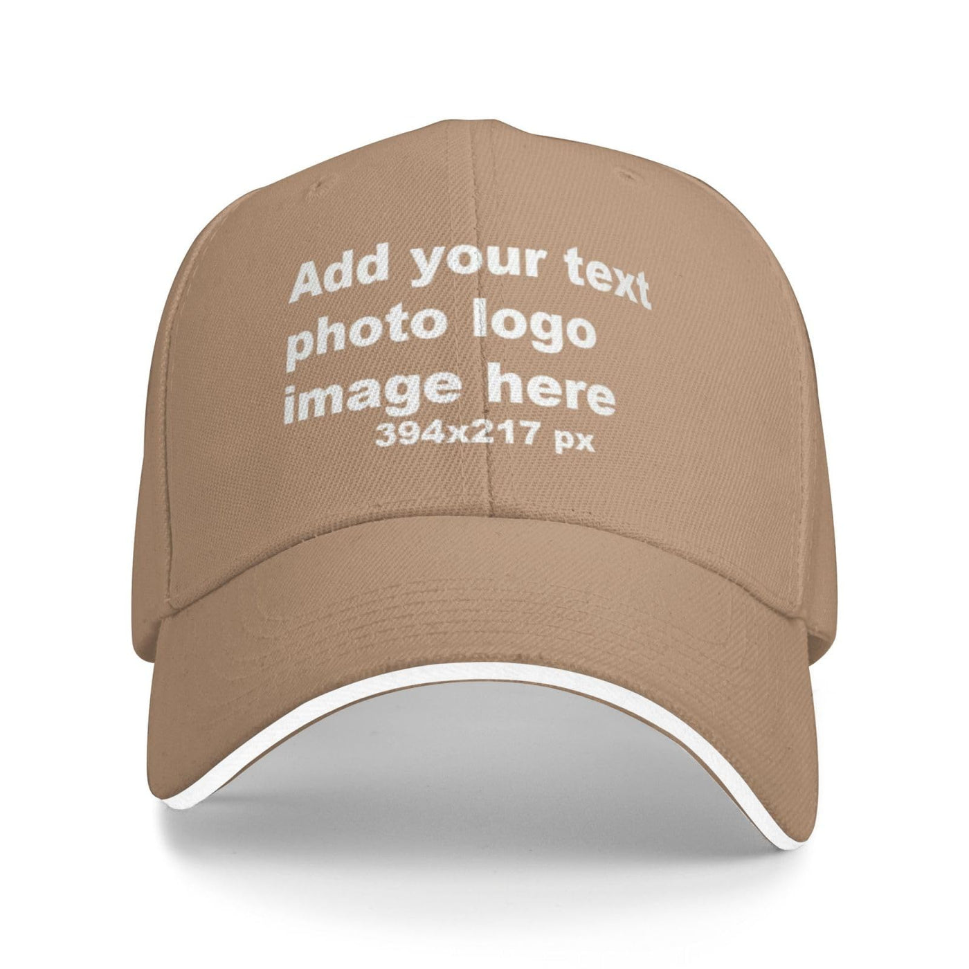 Custom Baseball Hats for Men & Women - Add Text/Photo/Logo - Adjustable Breathable Outdoor Hat, Sports & Casual- Bulk Supply