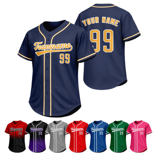 Custom Baseball Jersey Personalized Baseball Shirt Stitched Printed Team Sports Practice Uniform for Men Women Boy