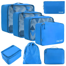 BAGAIL 8 Set Packing Cubes Luggage Packing Organizers for Travel Accessories-Blush Pink