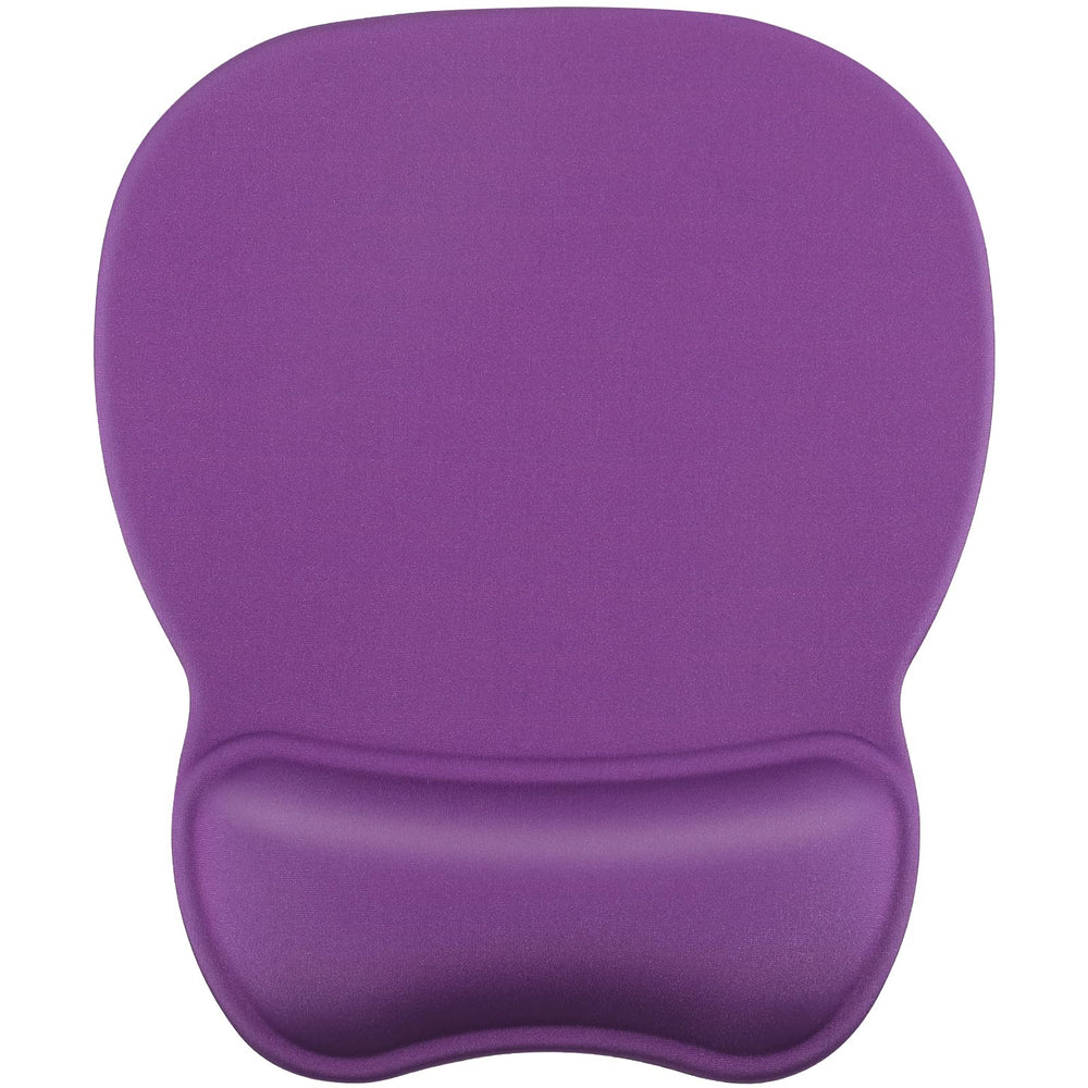 MROCO Ergonomic Mouse Pad with Gel Wrist Rest, 9.4 x 8.1 in, Black | Ergonomic Shape Design for Pain Relief, Cooling Feel Gel Cushioning for Wrist Comfort, Smooth Lycra Surface, Non-Slip PU Base
