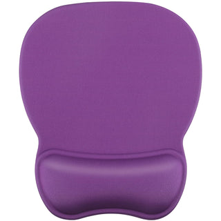 MROCO Ergonomic Mouse Pad with Gel Wrist Rest, 9.4 x 8.1 in, Black | Ergonomic Shape Design for Pain Relief, Cooling Feel Gel Cushioning for Wrist Comfort, Smooth Lycra Surface, Non-Slip PU Base