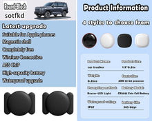 2 Pack GPS Tracker for Vehicles,Tracker Device for Vehicles,Tracking Devices for Cars Hidden,Car GPS Tracker (Only iOS) | No Monthly Fee | Magnetic Shell | Waterproof | Works with Apple Find My