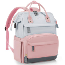 LOVEVOOK Laptop Backpack for Women, 15.6 Inch Work Business Backpacks Purse With Large Capacity, Waterproof Nurse Bag College Bookbag for School, Waterproof Casual Daypack for Travel