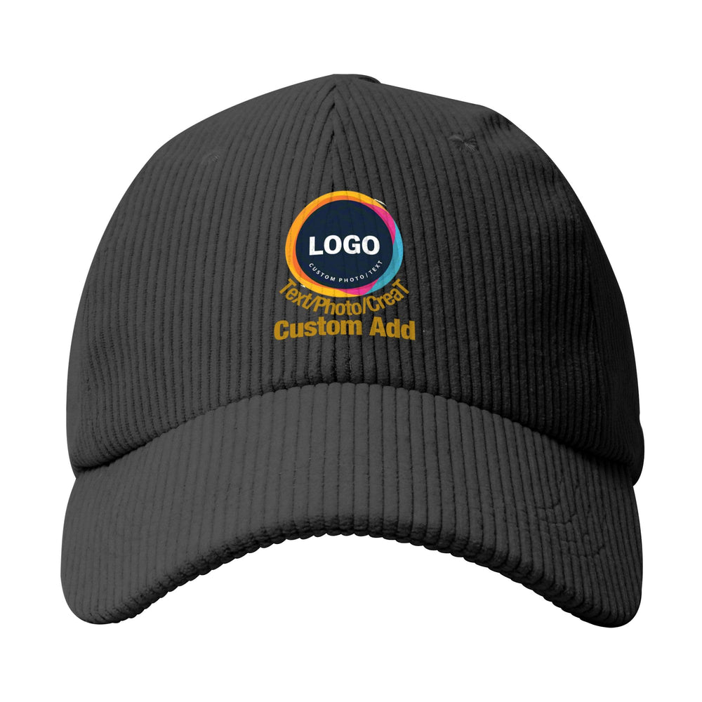 Custom Baseball Hats for Men & Women - Add Text/Photo/Logo - Adjustable Breathable Outdoor Hat, Sports & Casual- Bulk Supply