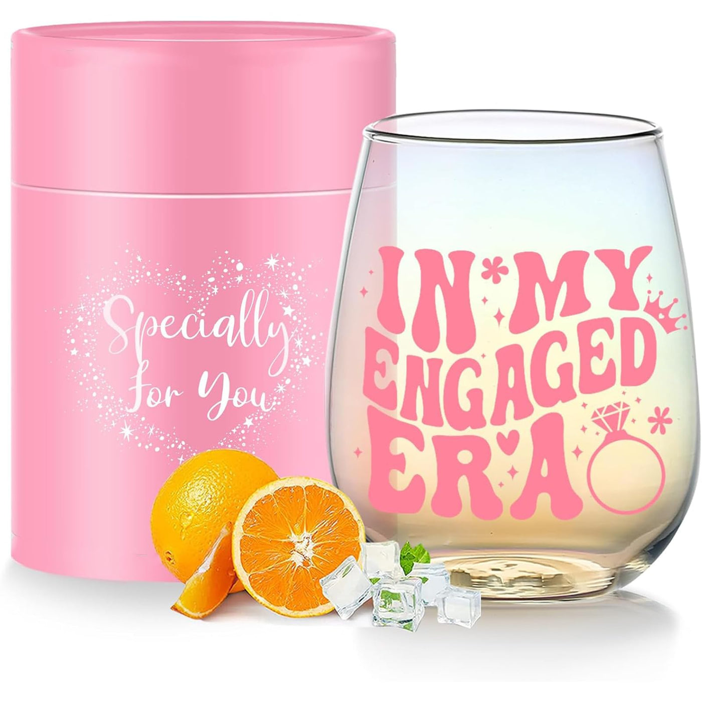 Yalucky Coworker Leaving Gifts for Women Wine Glasses Retirement Gifts Thank You Goodby Gift for Colleagues Friend Birthday Teacher Christmas Presents for Colleagues Women Pink Ladies Gift