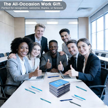 10 Sets/20 Pcs Employee Appreciation Gifts Bulk – Inspirational Notebooks with Motivational Pens, Small Notepads for Coworkers, Office Staff, Team, Volunteer, Nurse, Teachers, Housekeeping (Blue)