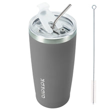 BJPKPK 30oz Stainless Steel Tumbler Color Block Insulated Tumblers Cup with Lid and Straw, Double Walled Travel Coffee Mug,Mint