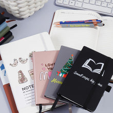 Personalized Notebook-Can Customize Logo/Text/Image, Customizable A5 Journal Notebook Daily Journals For Writing-192 Lined Pages 8.5 x 5.71 Inch,Black