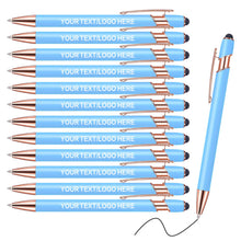 Touch-Sensitive Custom Pens with Logo/Text/Name Printing - Bulk Personalized Ballpoint Pens for Corporate Gifts, Graduation Party Favors (5-2000pcs)