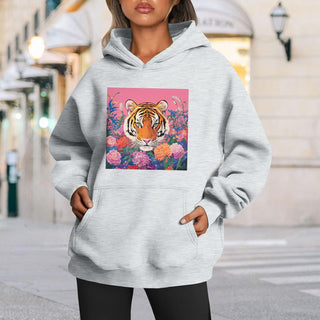 Womens 2025 Oversized Hoodie Graphic Pullover Sweatshirt Fall Winter Long Sleeve Warm Casual Top with Kangaroo Pocket