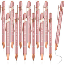 Zonon 12 Pcs Inspirational Pens Gift Set Funny Ballpoint Pen with Stylus Tip Motivational Graduation Gifts Bulk for Teacher Coworkers Nurse School Office Supplies(Morandi,Boss Lady)