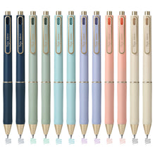 Taja Gel Pens, 6 Pcs Quick Dry Black Gel Ink Pens, 0.5mm Fine Point Smooth Writing Pens for Journaling and Note Taking, Cute Aesthetic Pens for Women & Men-Pastel