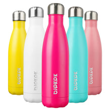 BJPKPK 17oz Insulated Water Bottles Stainless Steel Sports Water Bottles Keep Cold and Hot for Travel Dishwasher Safe,Olive Green