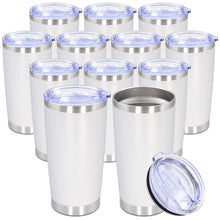 20oz Tumbler Stainless Steel Tumbler Cup with Lid Vacuum Insulated Double Wall Travel Mug, Durable Powder Coated Travel Coffee Tumbler Mug for Hot & Cold Drinks, Purple,1 Pack