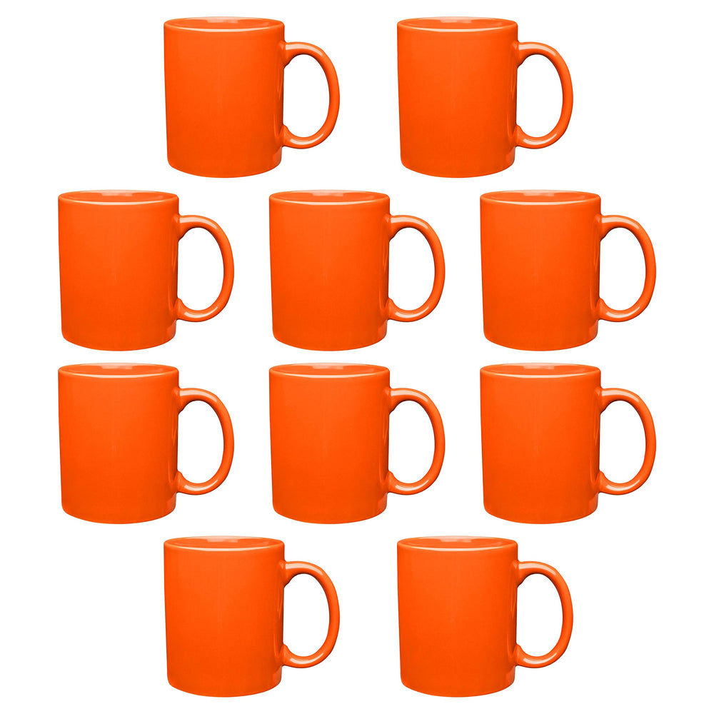 Father’s Day Custom Ceramic Coffee Mugs 11 oz. Set of 10/50/100, Personalized Bulk Pack - Coffee Cup Set, Iced Coffee Cup, Gaming Mug for Dad - White