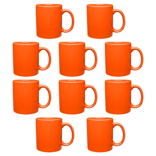 Father’s Day Custom Ceramic Coffee Mugs 11 oz. Set of 10/50/100, Personalized Bulk Pack - Coffee Cup Set, Iced Coffee Cup, Gaming Mug for Dad - White