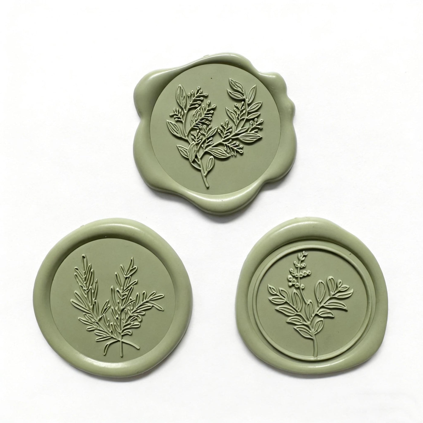 60 Pcs Wax Seal Stickers Set (3 Designs in 1 Pack) - Adhesive Backed Elegant Floral Designs for Wedding Invitation Envelope Seal Stickers Gift Wrapping (Pearl White)