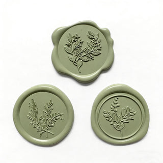 60 Pcs Wax Seal Stickers Set (3 Designs in 1 Pack) - Adhesive Backed Elegant Floral Designs for Wedding Invitation Envelope Seal Stickers Gift Wrapping (Pearl White)