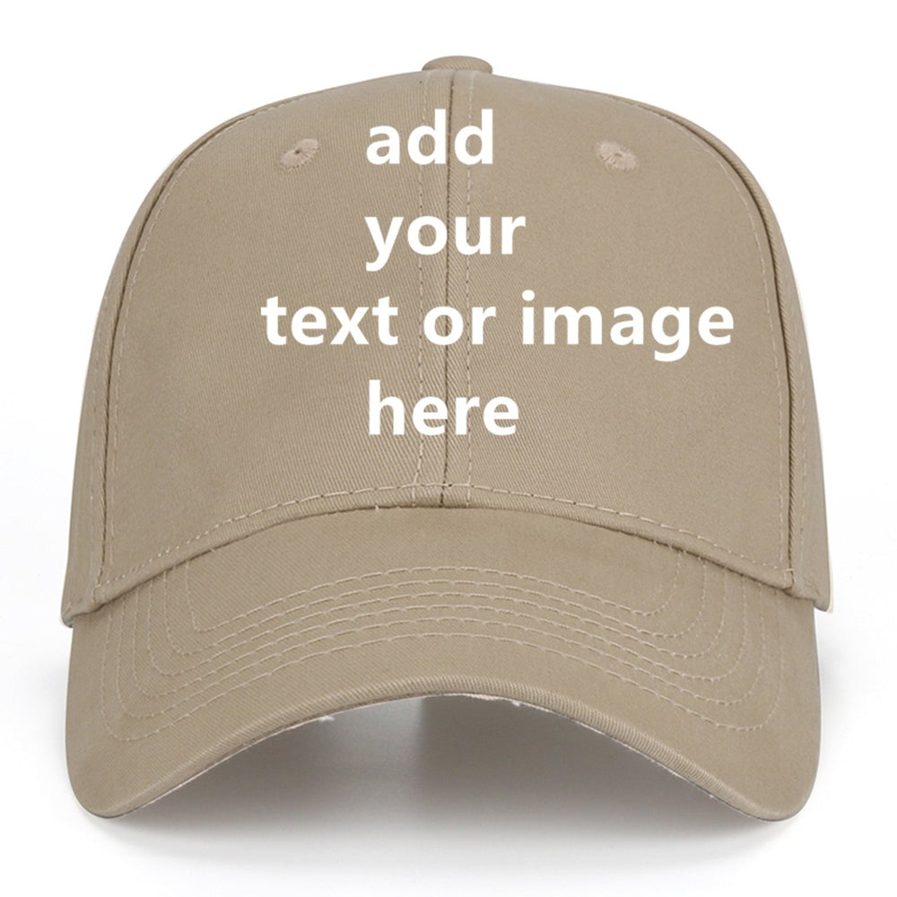 Custom Baseball Cap with Your Text for Men Women,Personalized Adjustable Trucker Caps Casual Sun Peak Hat for Gifts