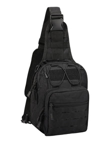 BOMTURN Tactical Backpack-1000D Waterproof Military Backpack/Laser-Cut/CCW Bags Sling Bag Tactical Satchel Shoulder Bag Men