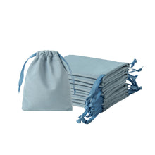 QIANF 12pcs Navy Velvet Drawstring Bags 3x4 inches Small Velvet Cloth Gift Bags Jewelry Pouches for Storage Wedding Party Favor Christmas