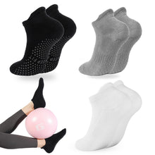 loudashuaiqi Grip Pilates Socks Non Slip Athletic Yoga Socks with Grips for Women Grippy socks for Hospital Workout Barre