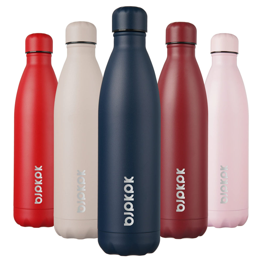 BJPKPK 17oz Insulated Water Bottles Stainless Steel Sports Water Bottles Keep Cold and Hot for Travel Dishwasher Safe,Olive Green