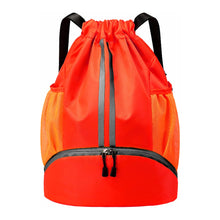 JELUTAR Drawstring Backpack Gym Bag with Shoes Compartment for Soccer, Basketball, Swim, Water-Resistant String Backpack Beach Cinch for Women Men
