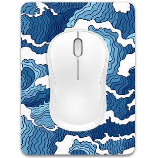 Dapesuom Small Mouse Pad, 5 x 6 Inch Thick Rubber Premium-Textured Non-Slip Portable & Washable Mini Mouse Mat for Women Men Wireless Laptops Keyboard Tray Gaming Work Computer Travel, Jet Black