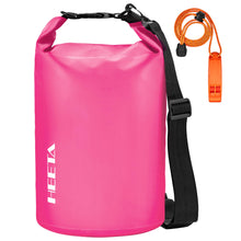 HEETA Waterproof Dry Bag for Women Men, 5L/10L/20L/30L/40L Roll Top Lightweight Dry Storage Bag Backpack with Emergency Whistle for Travel, Kayaking, Boating, Camping, Beach, Cruise Ship Essentials