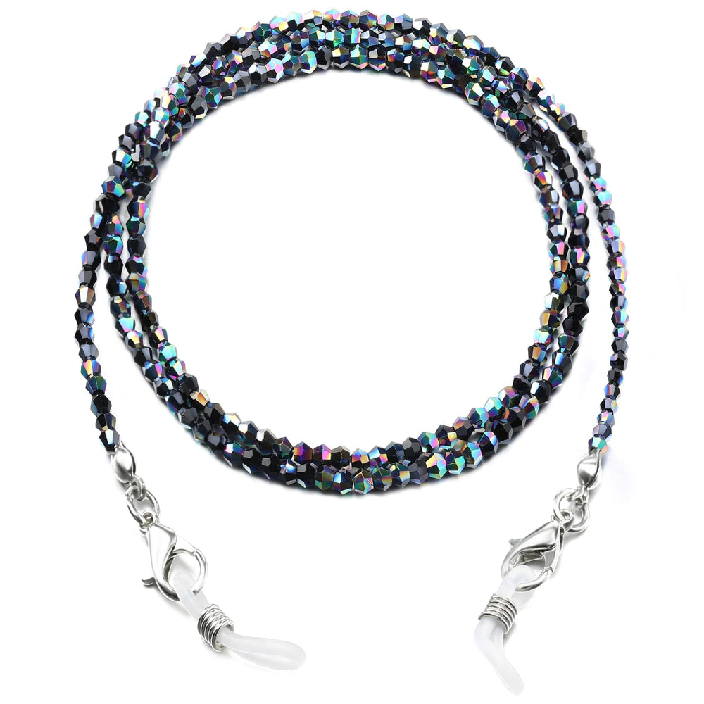 humlbird Mask Lanyard Eyeglasses Chain Healing Crystal Beaded Sunglasses Chains with Pearl for Women