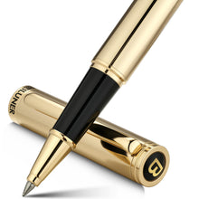 BEILUNER Luxury Rollerball Pen,24K Gold Trim,Noble and Elegant Designs,Schneider Ink Refill, Best Roller Ball Pen Gift Set for Men & Women, Professional, Executive Office, Nice Pens
