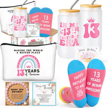 Frerdui 10 Year Old Girl Gifts, 10th Birthday Gifts for Girls, Double Digits Birthday Gift Set for Girls Age 10, Best Gift Ideas for 10 Year Old w/ 16oz Glass Cup, 6 Pcs
