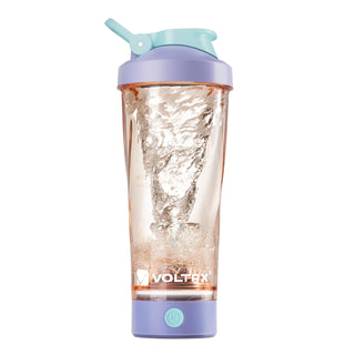 VOLTRX Premium Electric Protein Shaker Bottle, Made with Tritan - BPA Free - 24 oz Vortex Portable Mixer Cup/USB Rechargeable Shaker Cups for Protein Shakes