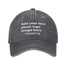 Custom Baseball Hats for Men & Women - Add Text/Photo/Logo - Adjustable Breathable Outdoor Hat, Sports & Casual- Bulk Supply